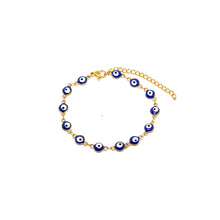 ESBL 8701: All IPG Blue Eye Bracelet (6.5