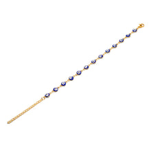 ESBL 8701: All IPG Blue Eye Bracelet (6.5