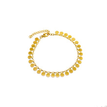ESBL 8705: All IPG Round Sequins Link Bracelet (6