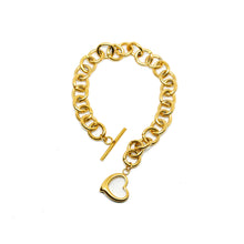 ESBL 8710: All IPG Open Heart Toggle Bracelet