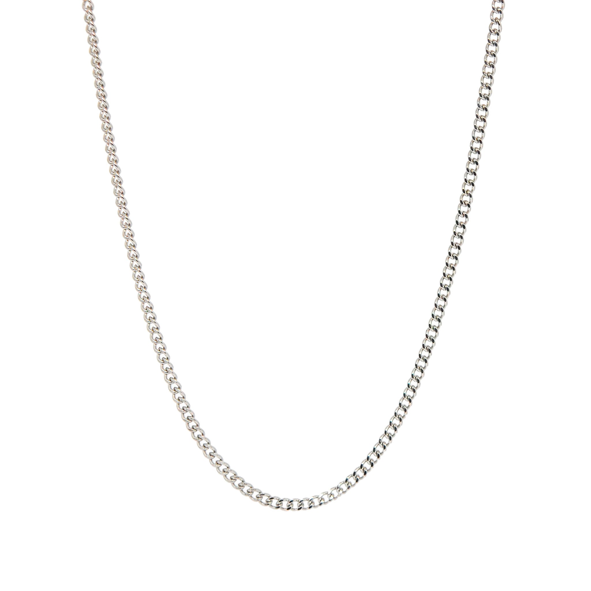 ESCH 8721: 19" S/S Small Cuban Link Chain (2mm)