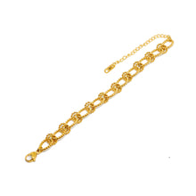 ESBL 8883: All IPG Accented Double Circle Bracelet (6