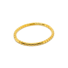 ESBG 8916: Gold-Plated Minimalist Bead Hard Bangle