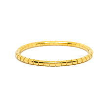 ESBG 8916: Gold-Plated Minimalist Bead Hard Bangle