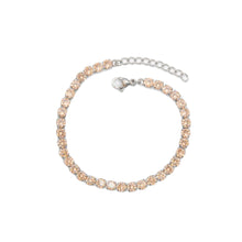 ESB 8980: S/S 35Cz Champagne Tennis Bracelet (4mm)(6