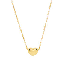ESN 8981:  All IPG Ivana Heart Necklace (17