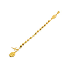 ESN 8985:All IPG Rosary Bracelet w/ Blessed Mary & Cross Charm (6.5