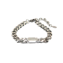 ESBL 9088: S/S Cuban Link Short ID Blet (6