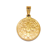 ESP 9140:  All IPG Padre Pio Double Sided Circle Pdant (20mm)