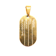ESP 9142:  All IPG Military Style ID Nameplate (Free Face Engrave)