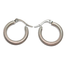 ESE 9192: S/S Snake Like Hoop Earrings (21mm)