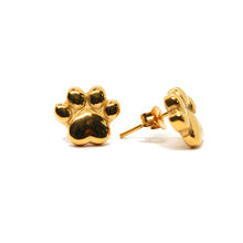 ESE 9199: All IPG Puffy Paw Stud Earrings