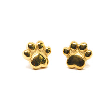 ESE 9199: All IPG Puffy Paw Stud Earrings