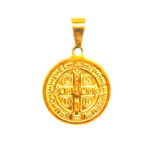 ESP 9136:  All IPG Double Sided St. Benedict Circle Pdant (20mm)