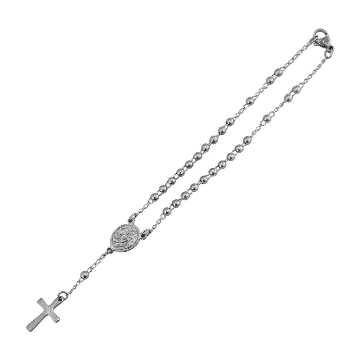 ESBL 5282: Rosary Bracelet w/ Dangling Crucifix