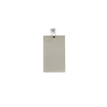 ESP 5461 : Large Sharp Rectangular Dog Tag w/ Free Face Engrave