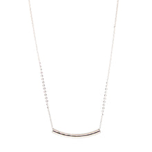 ESN 5701: Curved ID Bar Necklace w/ 18