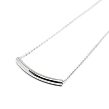 ESN 5701: Curved ID Bar Necklace w/ 18