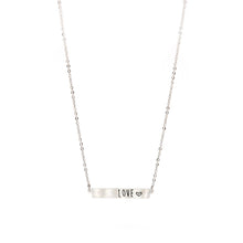 ESN 5704: Love Bar Necklace w/ 18