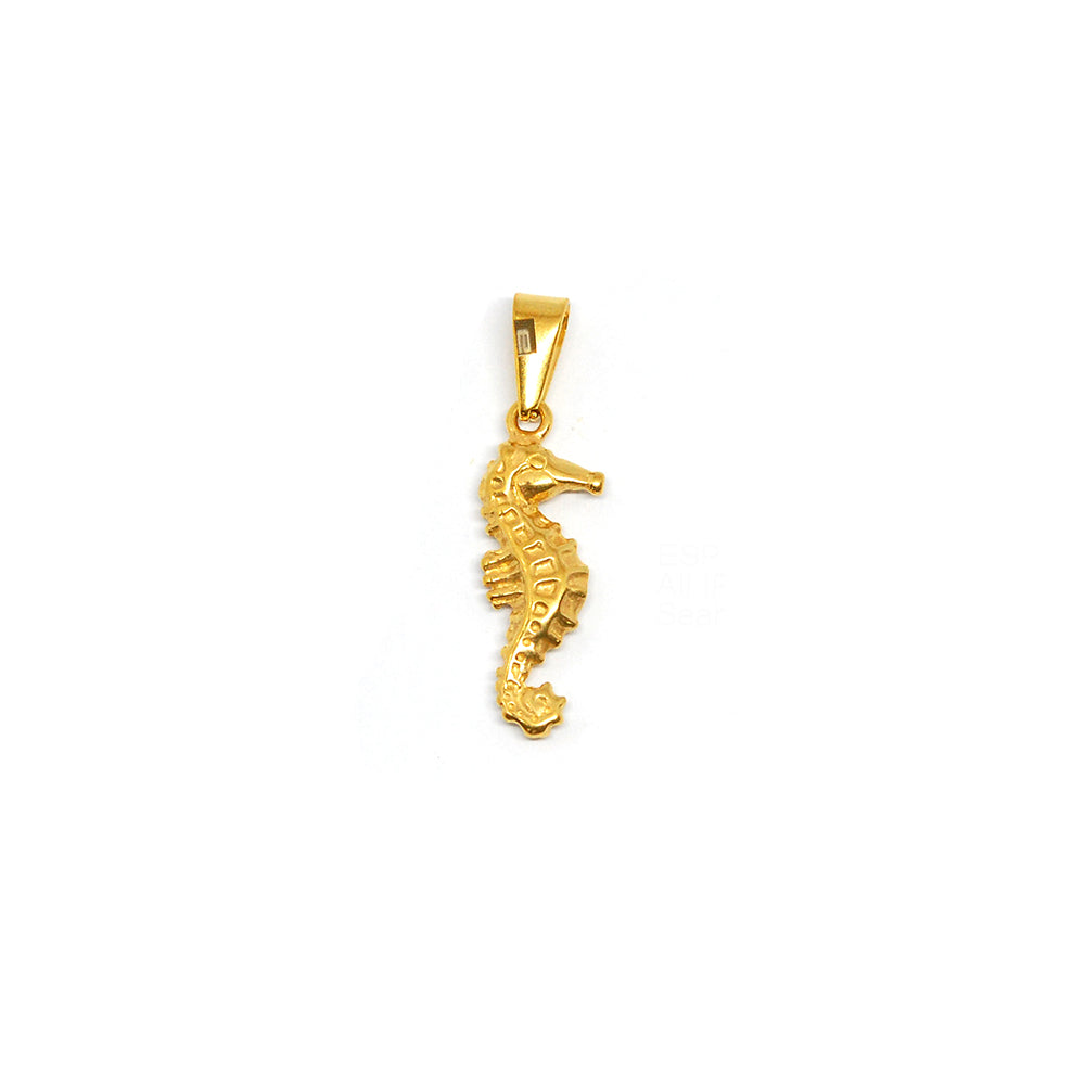 ESP 6155 : Gold Plated Gentle Seahorse Pdant