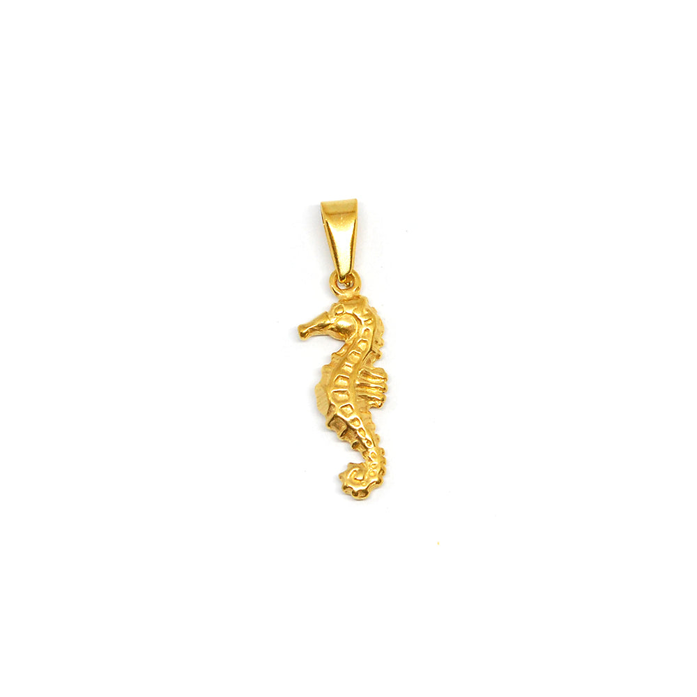 ESP 6155 : Gold Plated Gentle Seahorse Pdant