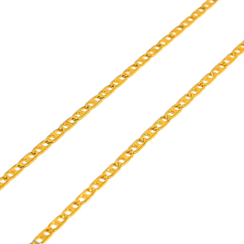 ESCH 6393 : Gold Plated Thin Multi-Bar Chain