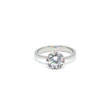ESR 7273: Fleur S/S Extra Brilliant 7mm Multi-Prong Solitaire