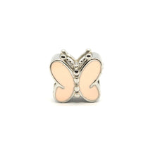 ESCM 6653: Fluttery Pink Enamel Butterfly Charm
