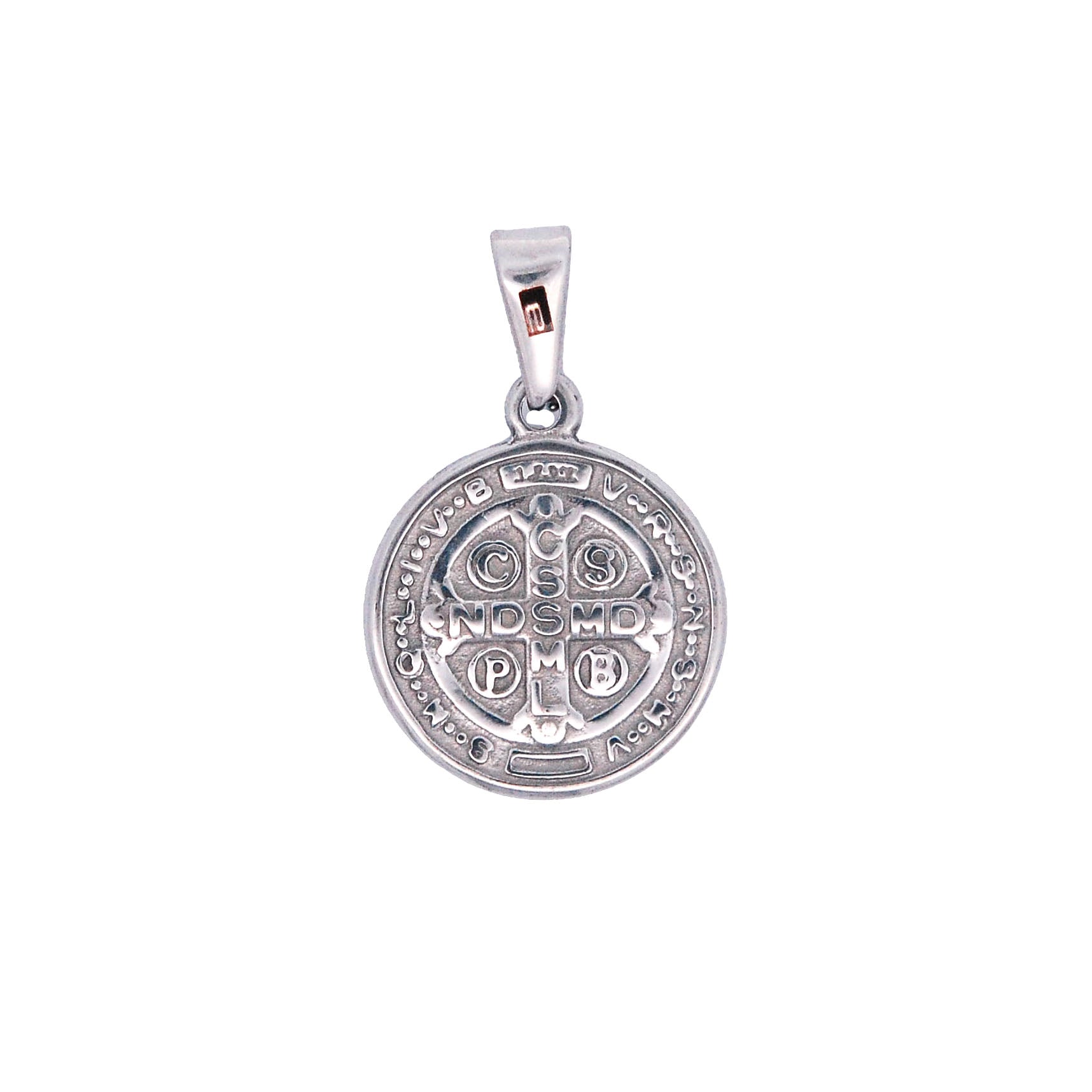 ESP 6766: Double Sided Padre Pio Circle Pendant (17mm)