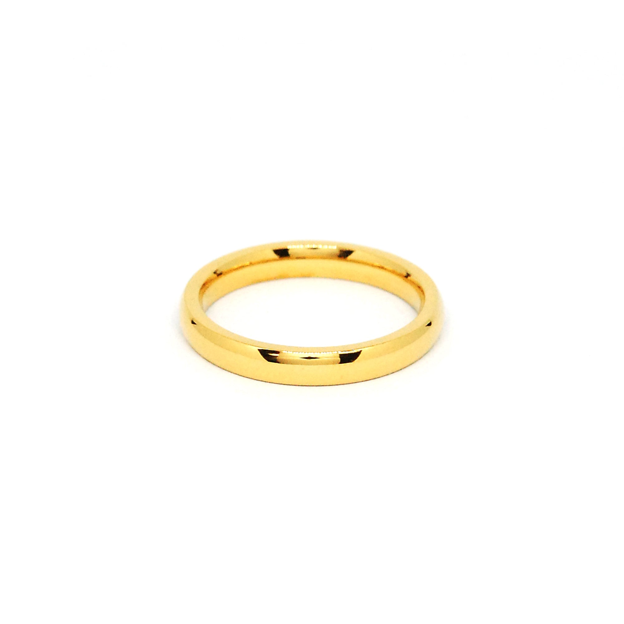 ESR 7816: Tessie Rounded Gold-Plated 3mm Band