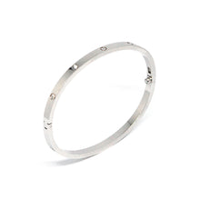 ESBG 7459: Hard S/S 3.65mm 10-Drill Bangle w/ Free Screwdriver