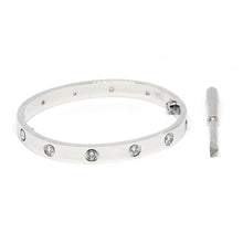 ESBG 7461: Hard S/S 6.1mm 10-Drill Bangle w/ Free Screwdriver