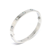 ESBG 7461: Hard S/S 6.1mm 10-Drill Bangle w/ Free Screwdriver