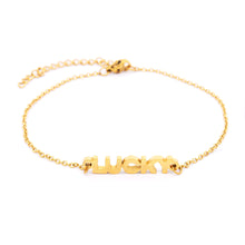 ESBL 7615: Gold-Plated Lucky Bracelet (7