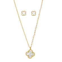 SET 7643: All IPG Flower Necklace & Earring Set