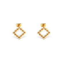 ESE 7699: All IPG Multi-Ball Square Earrings (12mm)