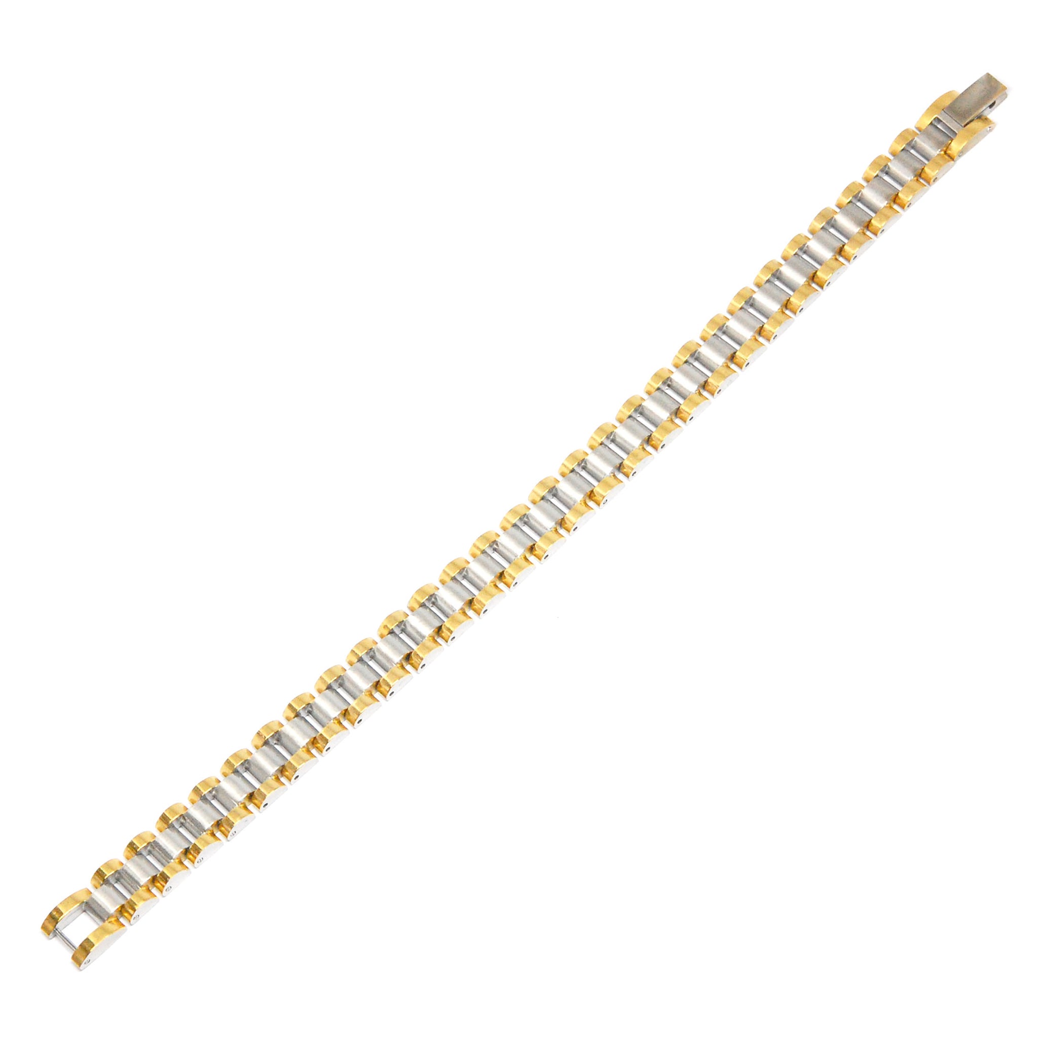 ESBL 7746: 2-Tone Gold-Edged Rolex Bracelet