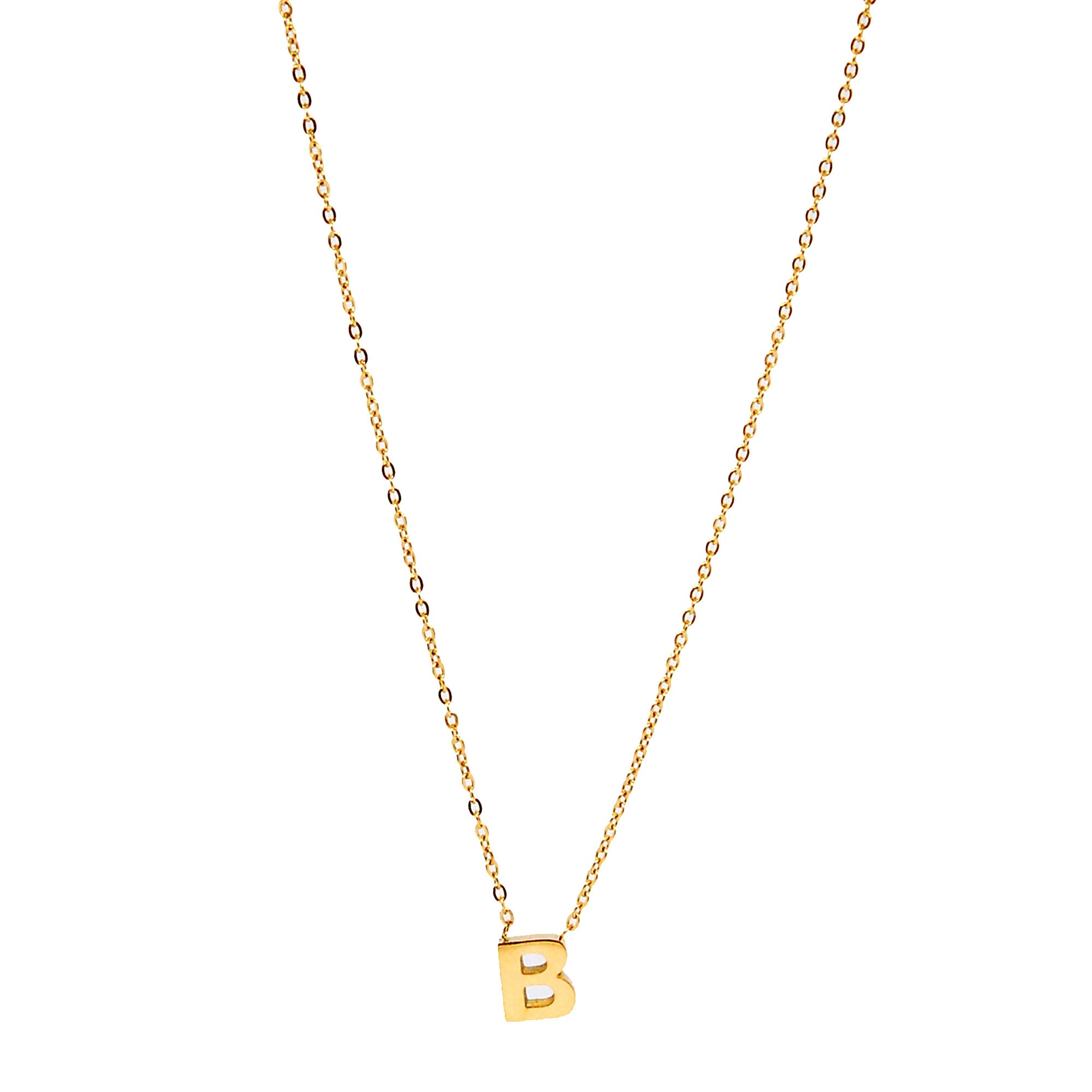 All IPG Fixed Letter Necklace (18" Chain)
