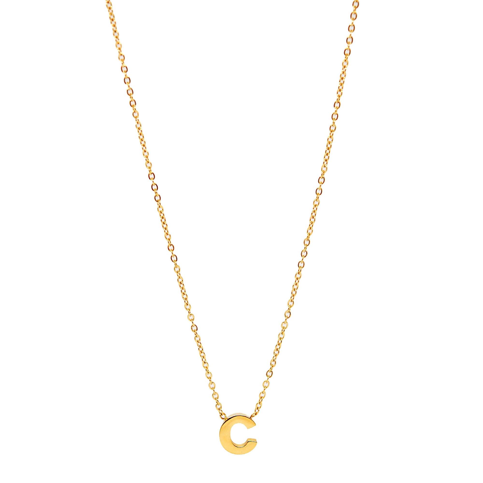 All IPG Fixed Letter Necklace (18" Chain)