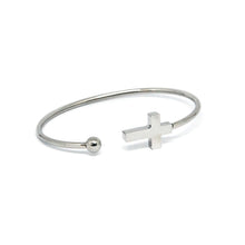 ESBG 6873: Thin Bangle w/ Crucifix End