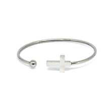 ESBG 6873: Thin Bangle w/ Crucifix End