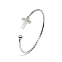 ESBG 6873: Thin Bangle w/ Crucifix End