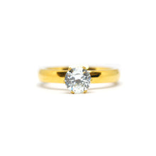 ESR 7551: Nicole Classic 6-Prong 0.8-Carat Cz Solitaire Ring