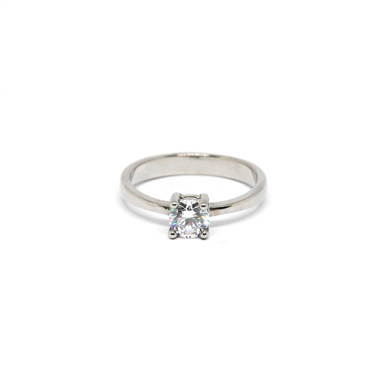 ESR 7278: Taylor 0.5 Carat Cz 4-Prong Solitaire