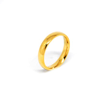 ESR 7820: Joyce Flat Comfort Fit Gold Plated Ring (4mm)