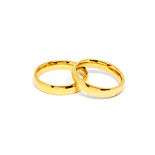ESR 7820: Joyce Flat Comfort Fit Gold Plated Ring (4mm)