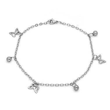 ESA 5013: Butterfly & Balls Anklet