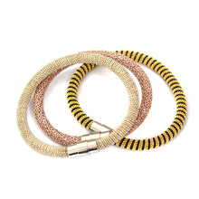 ESBG 4736: Set Of 3 Tri-Color Beaded Magnetic Blet