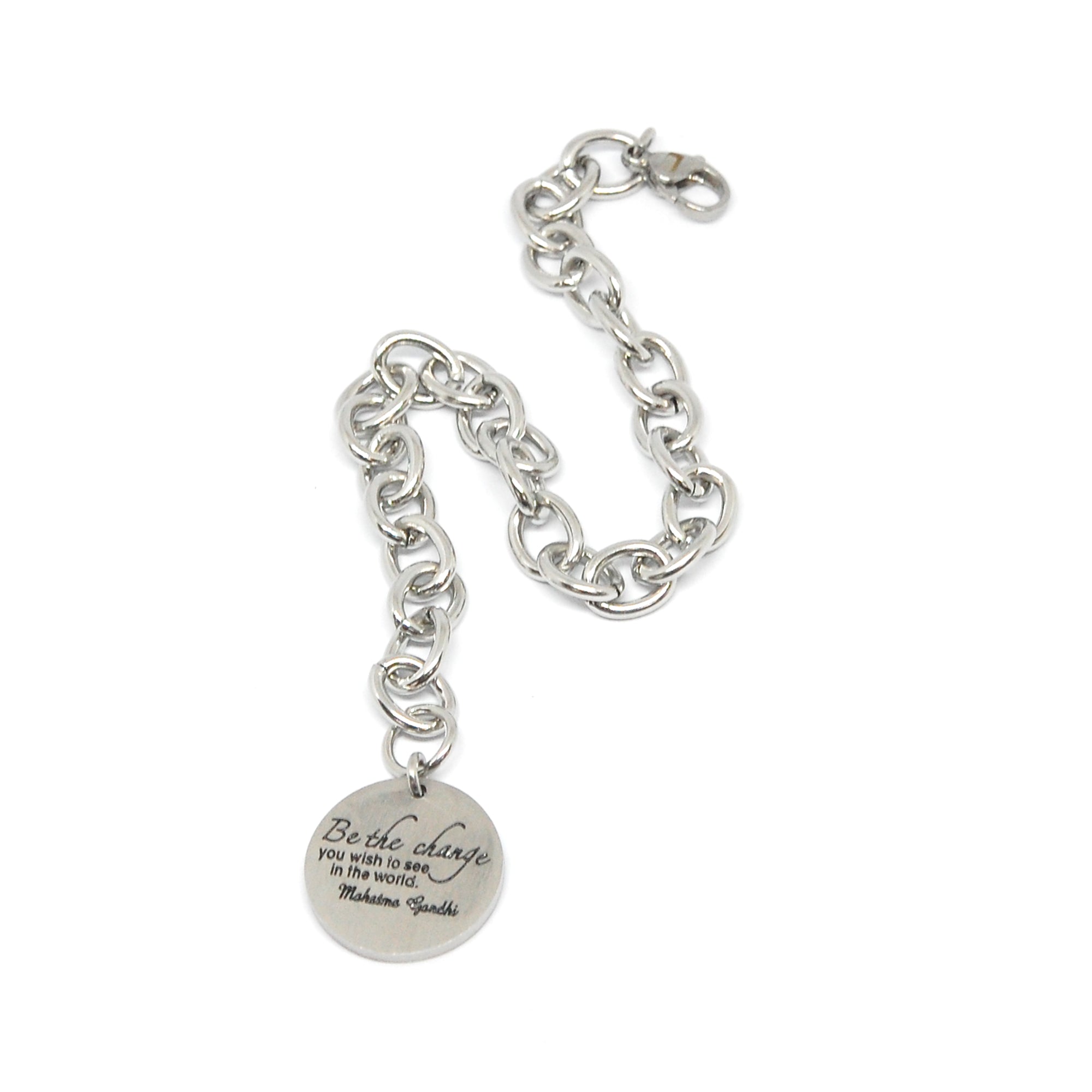 ESBL 5584: Large Linked "Be The Change" Bracelet