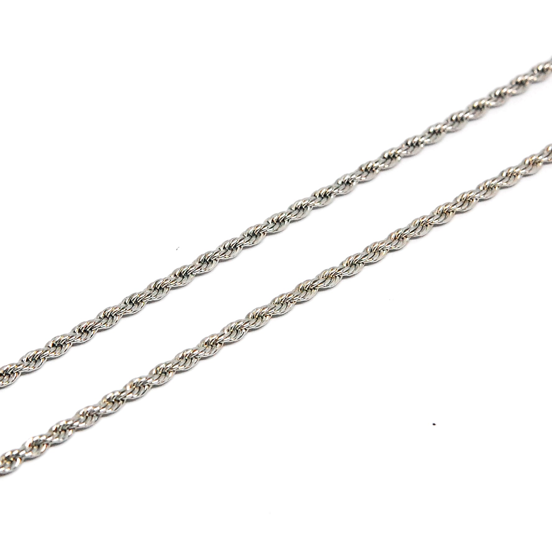 ESCH 7830: 17" S/S Twisted Rope Chain (2mm)